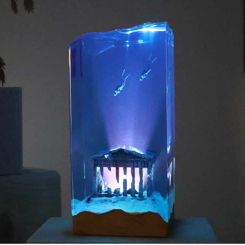 Resin Art And Wood - جديد: ديكورات منزلية فنية بحرية، حرف