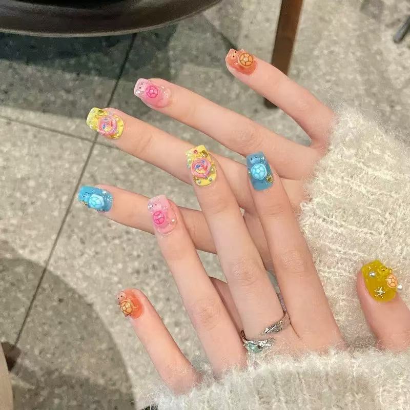 Resin Art Resin - 100 قطعة من الزخارف الراتنجية الملونة