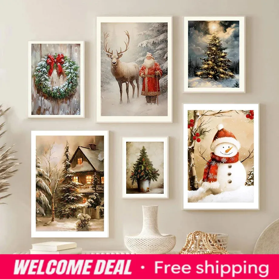 Resin Art Wall - ديكور عيد الميلاد هدية ملائمة للزينة: