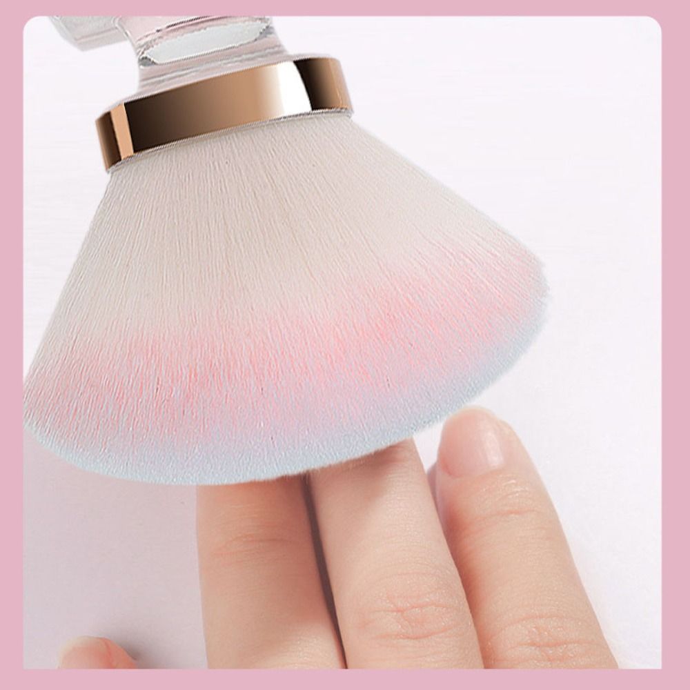 Resin Art For Rose - فرشاة مكياج محمولة على شكل وردة