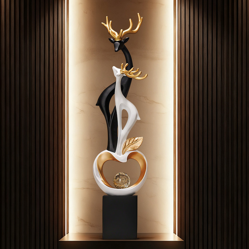 ديكور منزلي، تمثال فني تجريدي  - مراجعة Resin Art Stand وسعره