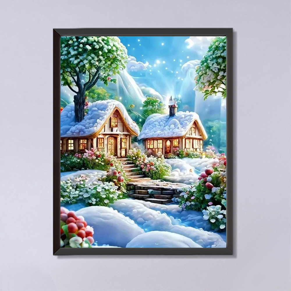 لوحة ماسية من فسيفساء Momoart  - مراجعة Resin Art Wall وسعره