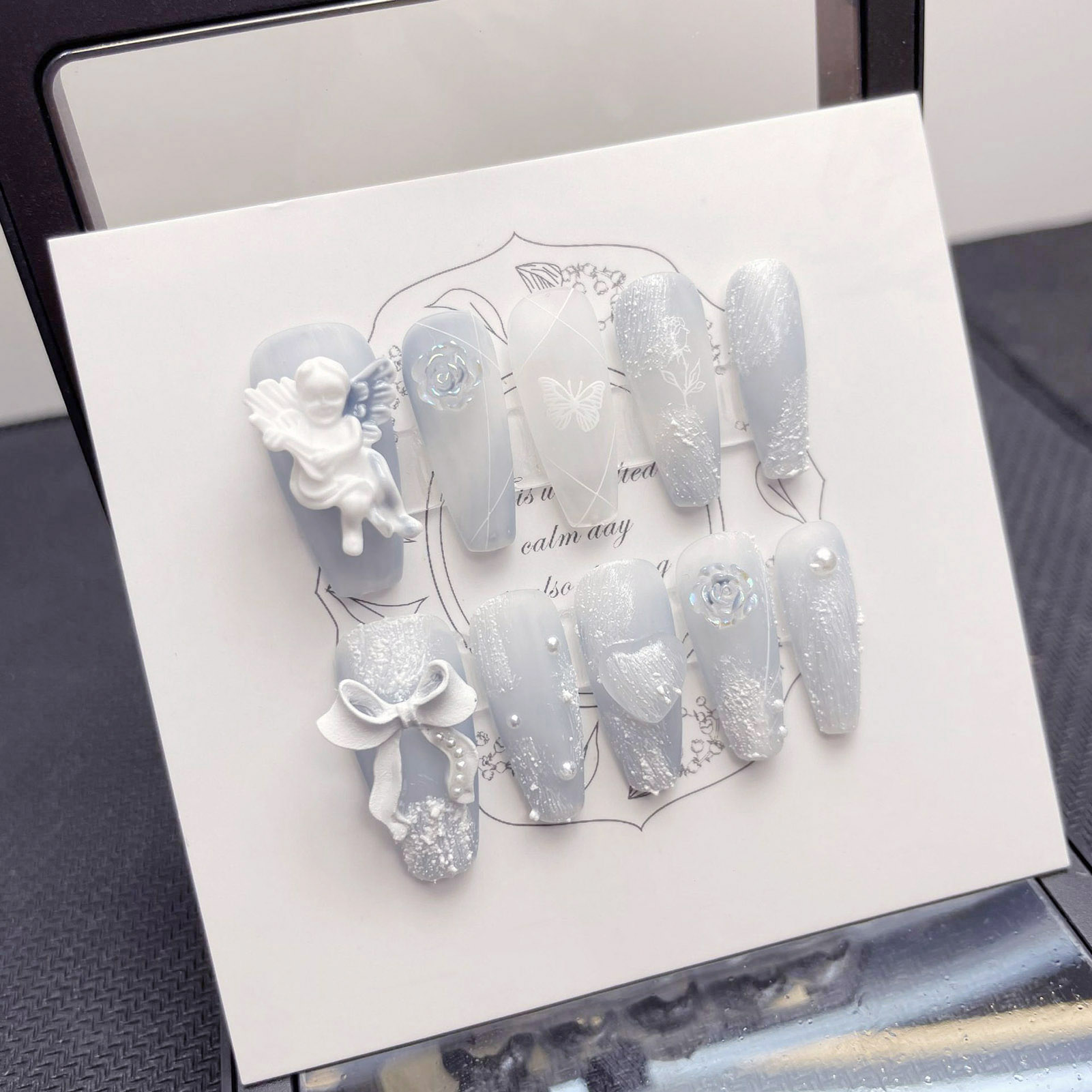 ثلاثية الأبعاد الجص الملاك الأ - مراجعة Resin Art Flower وسعره