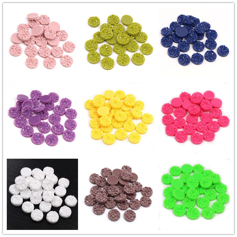 40 قطعة الراتنج Druzy كبوشن قب - مراجعة Resin Art Jewellery Kit وسعره