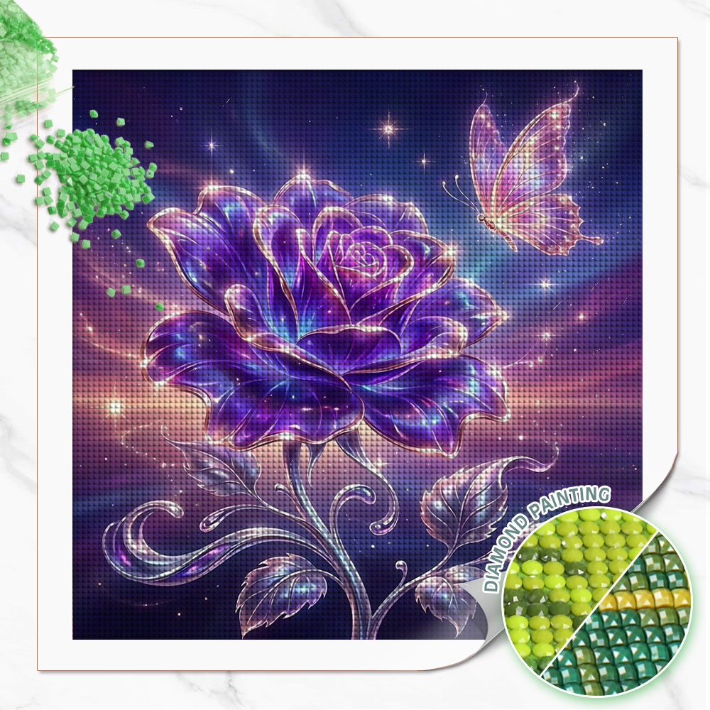 لوحات فنية مزخرفة بالألماس من  - مراجعة Resin Art For Rose وسعره