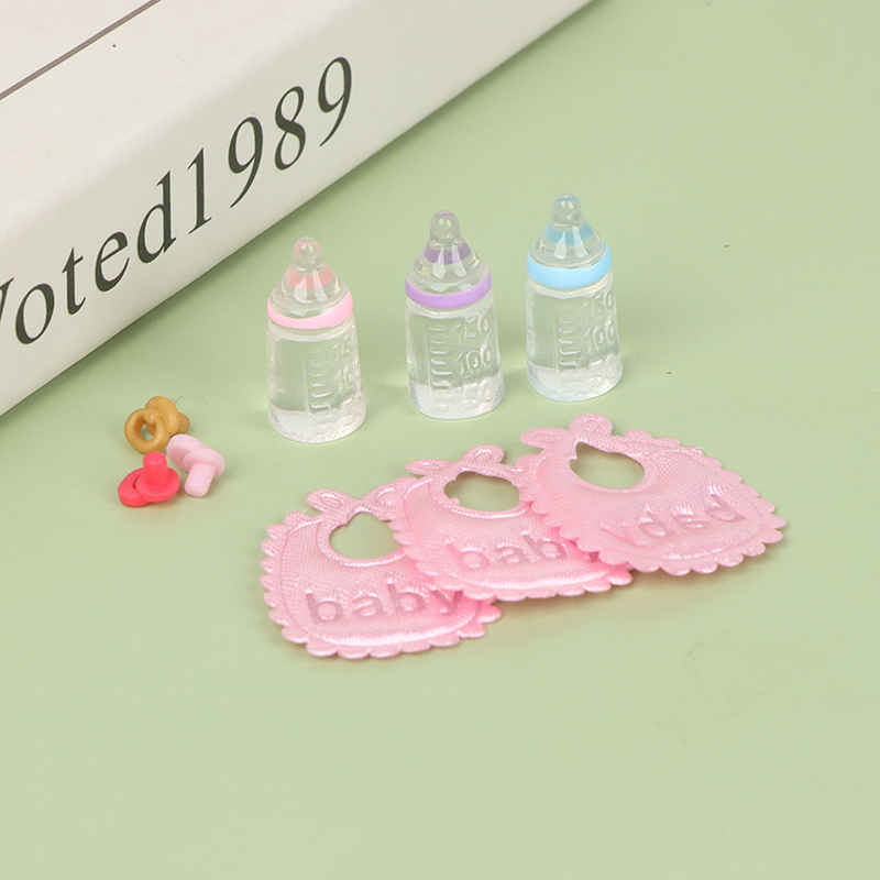 مجموعة زجاجات الطفل المصغرة وا - مراجعة Resin Art Baby وسعره