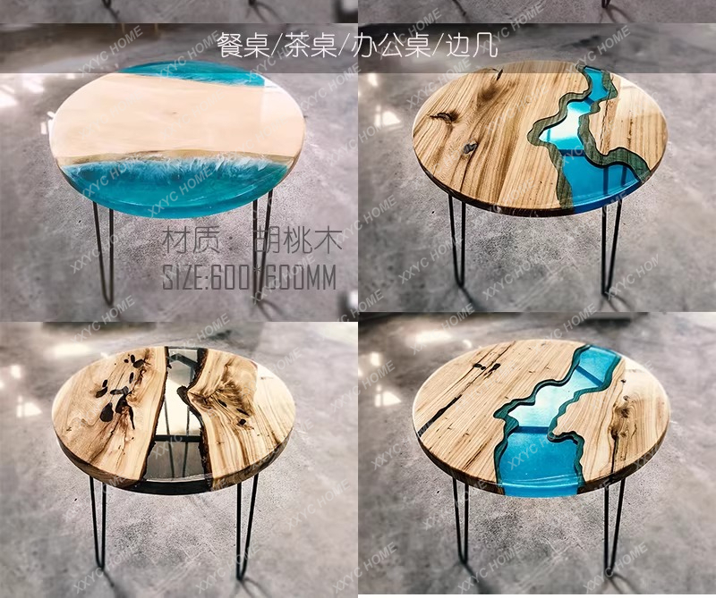طاولة طعام فنية إبداعية من الخ - مراجعة Resin Art And Wood وسعره
