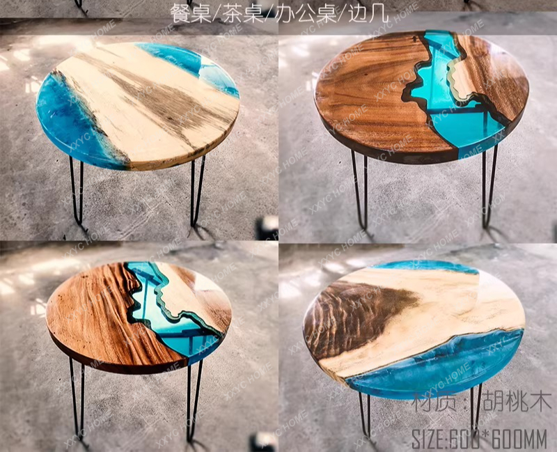 طاولة طعام فنية إبداعية من الخ - مراجعة Resin Art And Wood وسعره