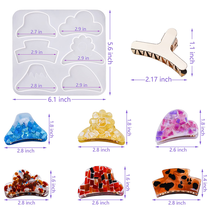 مشابك الشعر راتينج السليكون قو - مراجعة Resin Art Uv وسعره