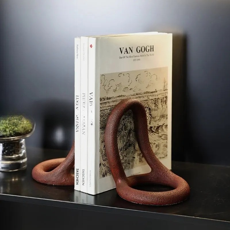 مساند كتب بسيطة لمكتب المكتب - - مراجعة Resin Art Stand وسعره