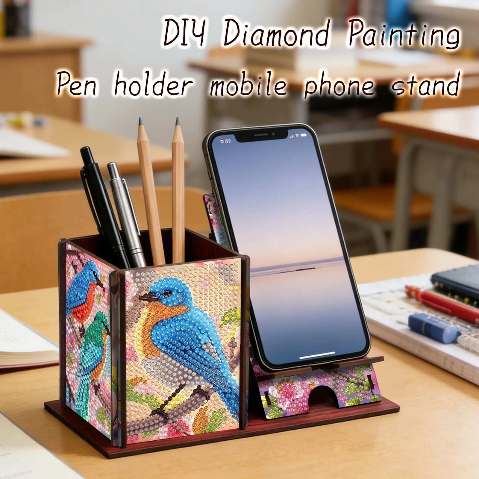 منظم مكتب خشبي لفنون الرسم بال - مراجعة Resin Art Stand وسعره