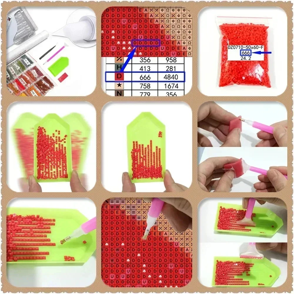 لوحة فنية ماسية خماسية الأبعاد - مراجعة Resin Art Wall وسعره