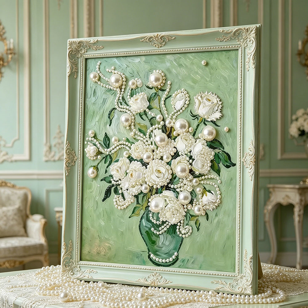 مجموعة هواكان للرسم باللؤلؤ لل - مراجعة Resin Art For Rose وسعره
