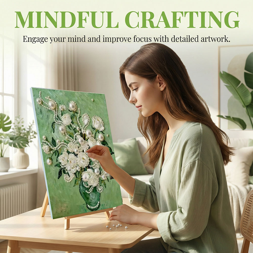 مجموعة هواكان للرسم باللؤلؤ لل - مراجعة Resin Art For Rose وسعره
