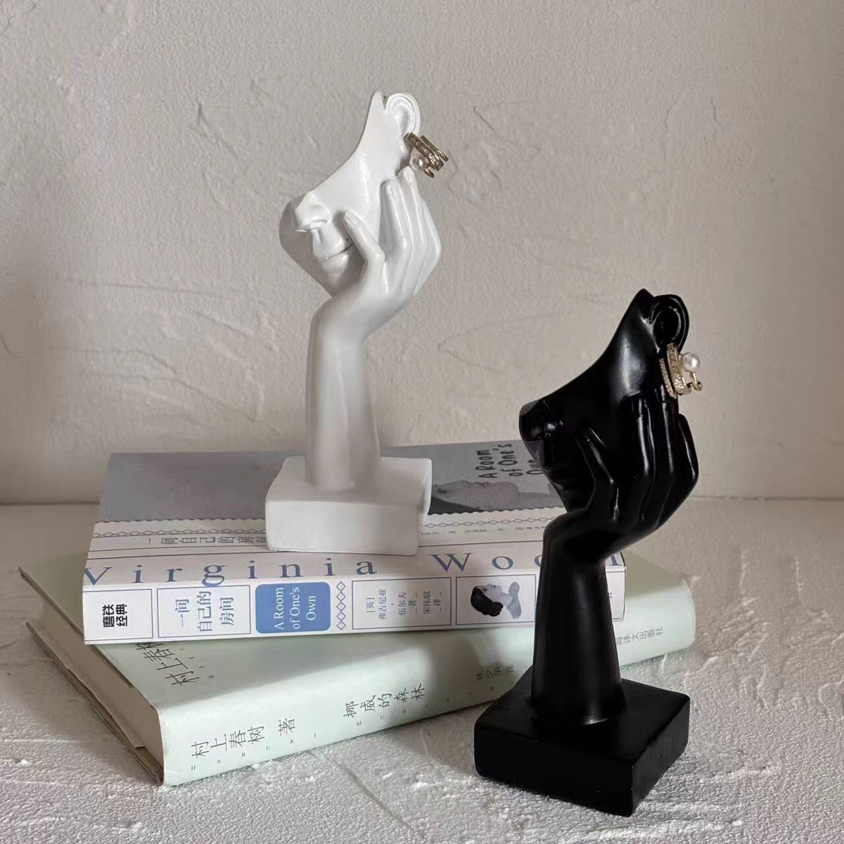 حوامل عرض الأقراط على شكل شخصي - مراجعة Resin Art Stand وسعره